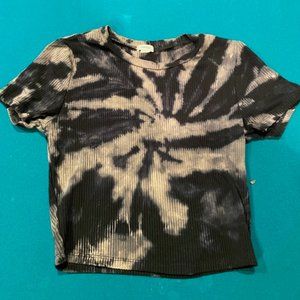 Garage tie dyed crop top